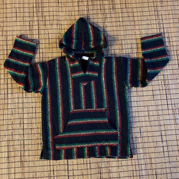 FRANK'S TEXTILES Sweaters - BEACH HOODIE RASTA COLORS-LIKE  BEACH BY EXIST